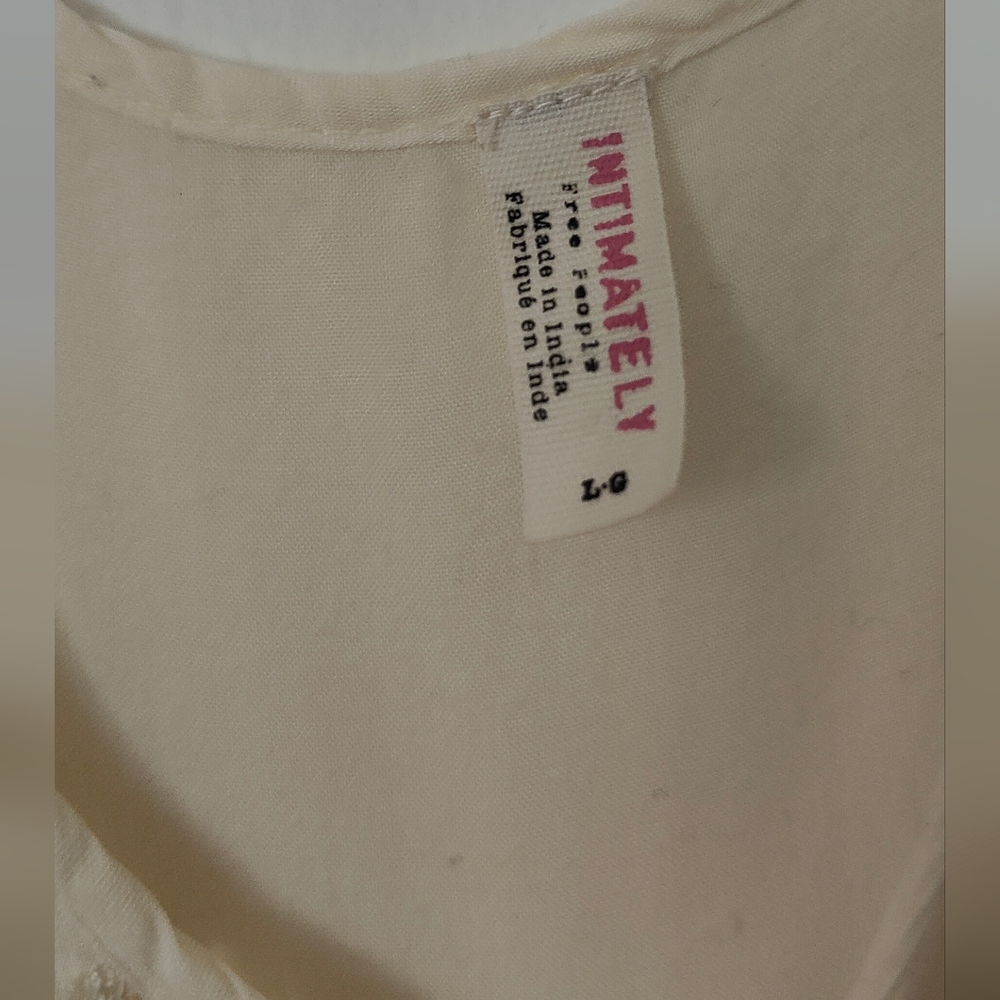Free People Cream High-Low Sleeveless Dress - Picture 4 of 6